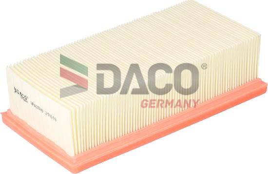 DACO Germany DFA2800 - Filtru aer aaoparts.ro