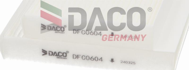 DACO Germany DFC0604 - Filtru, aer habitaclu aaoparts.ro
