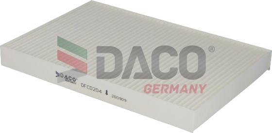 DACO Germany DFC0204 - Filtru, aer habitaclu aaoparts.ro