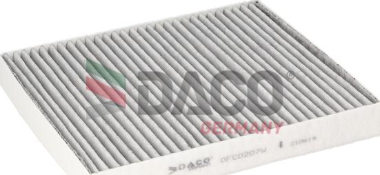 DACO Germany DFC0207W - Filtru, aer habitaclu aaoparts.ro