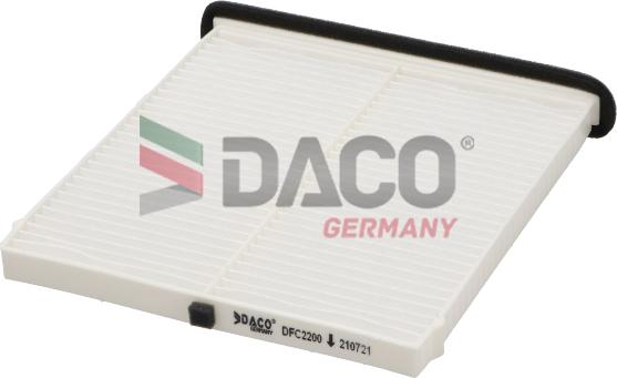 DACO Germany DFC2200 - Filtru, aer habitaclu aaoparts.ro