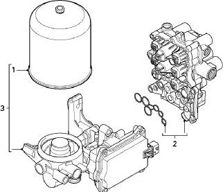 DAF 1925363 - Element filtrant uscator aer, compresor aaoparts.ro