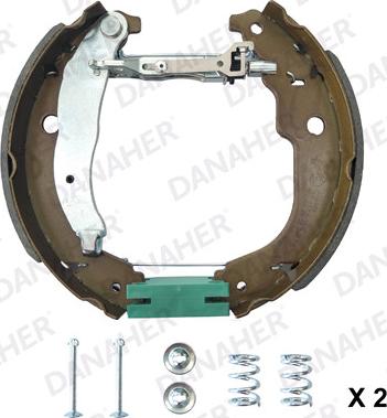 Danaher 110.10491 - Set saboti frana aaoparts.ro