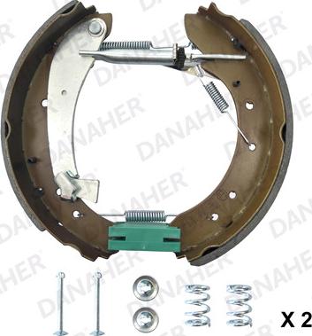 Danaher 110.10546 - Set saboti frana aaoparts.ro