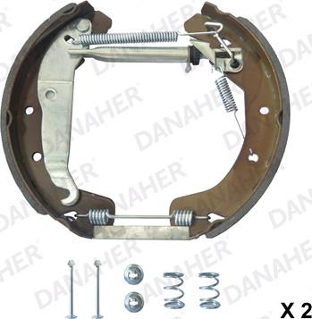 Danaher 110.10182 - Set saboti frana aaoparts.ro