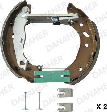 Danaher 110.10361 - Set saboti frana aaoparts.ro
