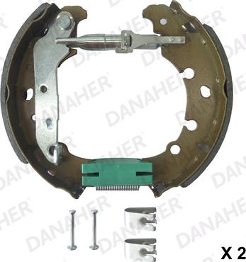Danaher 110.10280 - Set saboti frana aaoparts.ro