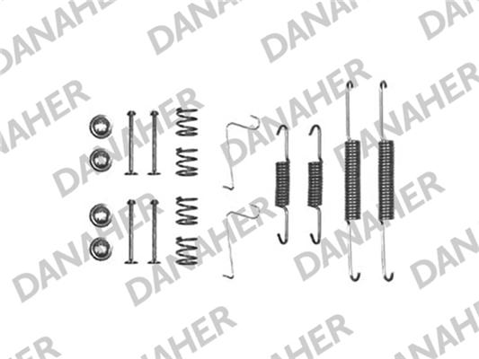 Danaher 7603 - Set accesorii, sabot de frana aaoparts.ro