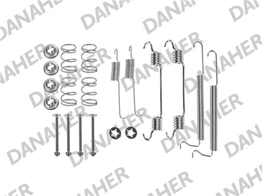 Danaher 7710 - Set accesorii, sabot de frana aaoparts.ro