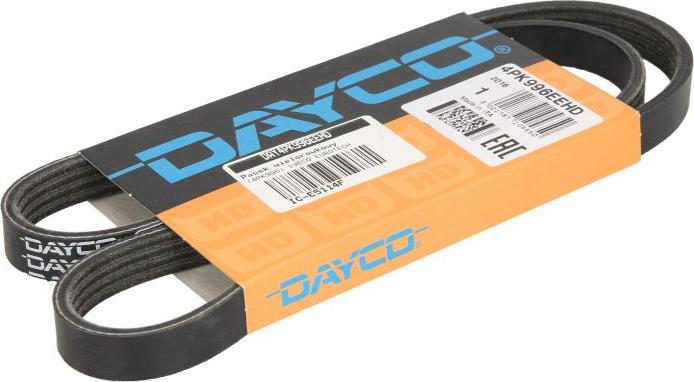 Dayco 4PK996EEHD - Curea transmisie cu caneluri aaoparts.ro
