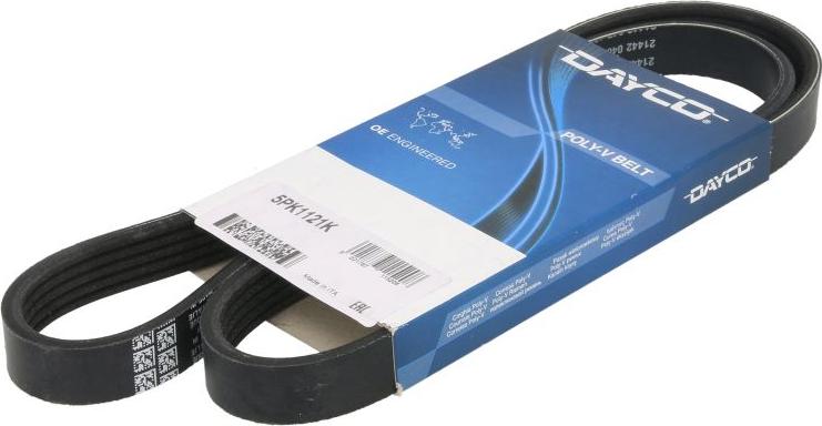 Dayco 5PK1121K - Curea transmisie cu caneluri aaoparts.ro