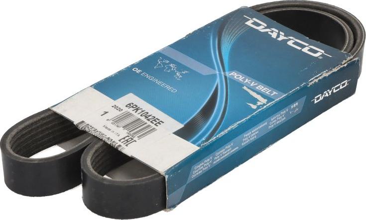Dayco 6PK1042EE - Curea transmisie cu caneluri aaoparts.ro