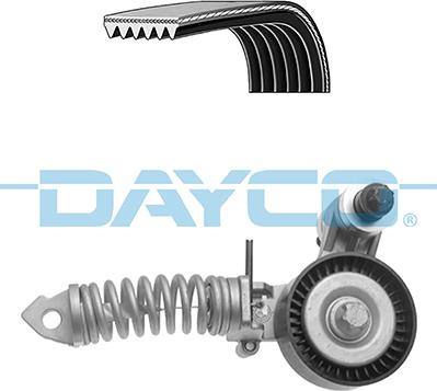Dayco KPV498 - Set curea transmisie cu caneluri aaoparts.ro