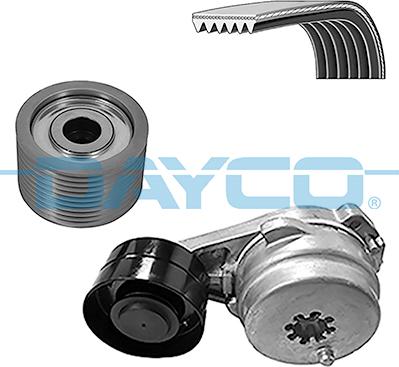 Dayco KPV444HD - Set curea transmisie cu caneluri aaoparts.ro