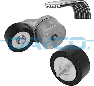 Dayco KPV437HD - Set curea transmisie cu caneluri aaoparts.ro