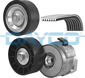 Dayco KPV098 - Set curea transmisie cu caneluri aaoparts.ro