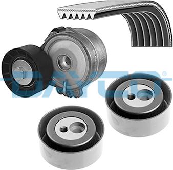 Dayco KPV148 - Set curea transmisie cu caneluri aaoparts.ro