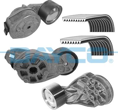 Dayco KPV139HD - Set curea transmisie cu caneluri aaoparts.ro
