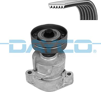 Dayco KPV814 - Set curea transmisie cu caneluri aaoparts.ro