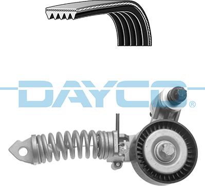 Dayco KPV392 - Set curea transmisie cu caneluri aaoparts.ro