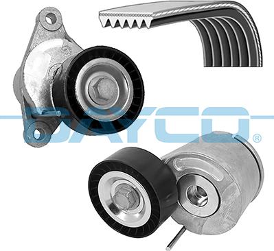 Dayco KPV337 - Set curea transmisie cu caneluri aaoparts.ro