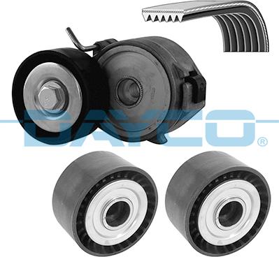 Dayco KPV243 - Set curea transmisie cu caneluri aaoparts.ro