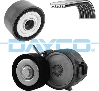 Dayco KPV242 - Set curea transmisie cu caneluri aaoparts.ro