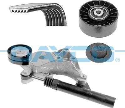 Dayco KPV251 - Set curea transmisie cu caneluri aaoparts.ro