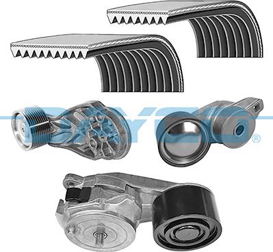 Dayco KPV204HD - Set curea transmisie cu caneluri aaoparts.ro