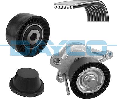 Dayco KPV217 - Set curea transmisie cu caneluri aaoparts.ro