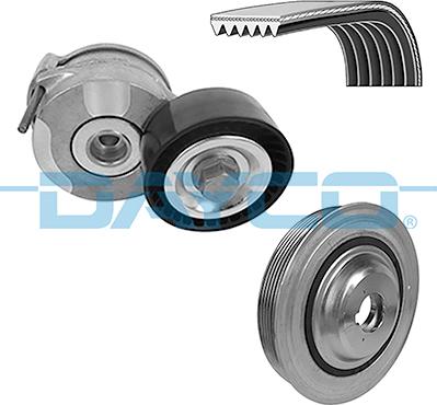 Dayco KPV743 - Set curea transmisie cu caneluri aaoparts.ro