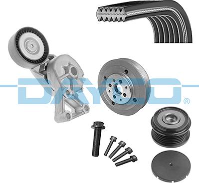 Dayco KPV711 - Set curea transmisie cu caneluri aaoparts.ro