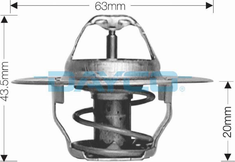 DAYCO-AU DT30C - Termostat,lichid racire aaoparts.ro