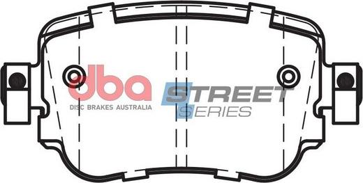 DBA Australia DB15009SS - Set placute frana,frana disc aaoparts.ro