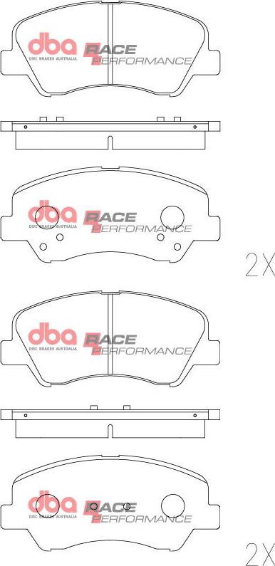 DBA Australia DB2272RP - Set placute frana,frana disc aaoparts.ro