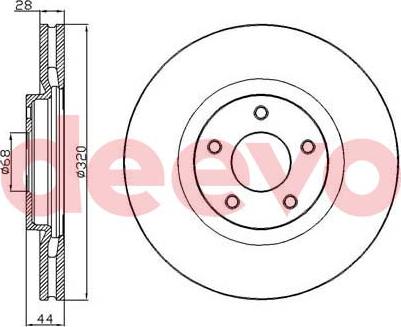 ATE 24.0128-0242.1 - Disc frana aaoparts.ro