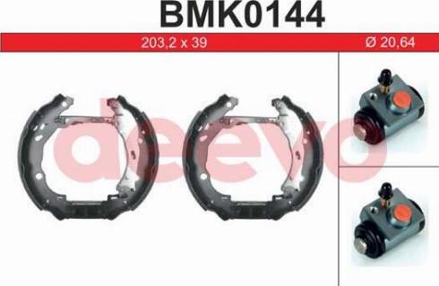 DEEVO BMK0144 - Set saboti frana aaoparts.ro