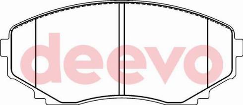 DEEVO BP59800 - Set placute frana,frana disc aaoparts.ro