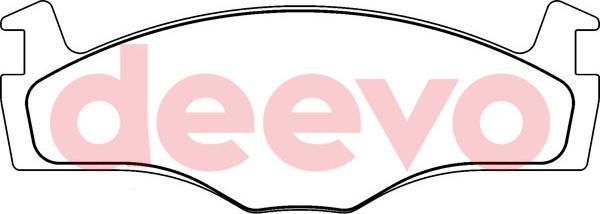 DEEVO BP56960 - Set placute frana,frana disc aaoparts.ro