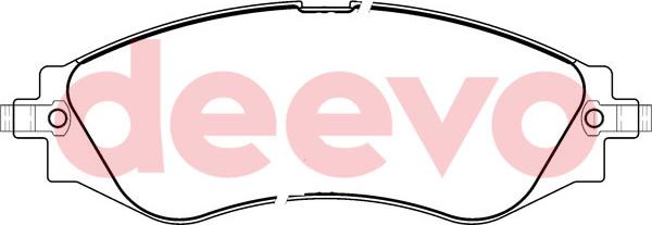 DEEVO BP56240 - Set placute frana,frana disc aaoparts.ro