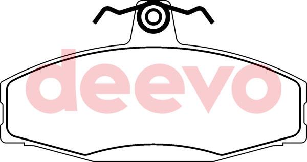 DEEVO BP56200 - Set placute frana,frana disc aaoparts.ro