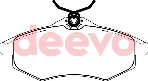 DEEVO BP50180 - Set placute frana,frana disc aaoparts.ro