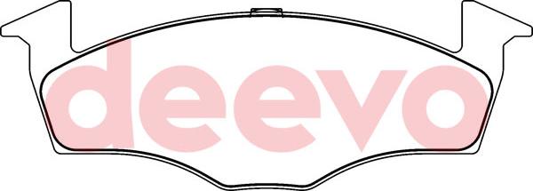 DEEVO BP51180 - Set placute frana,frana disc aaoparts.ro