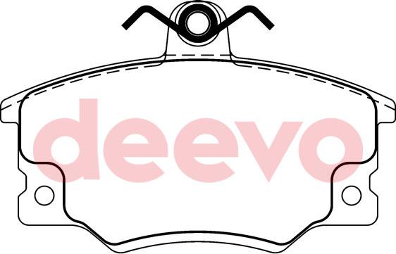 DEEVO BP51700 - Set placute frana,frana disc aaoparts.ro