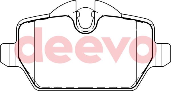 DEEVO BP53080 - Set placute frana,frana disc aaoparts.ro