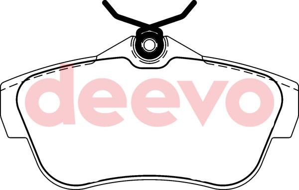DEEVO BP52200 - Set placute frana,frana disc aaoparts.ro