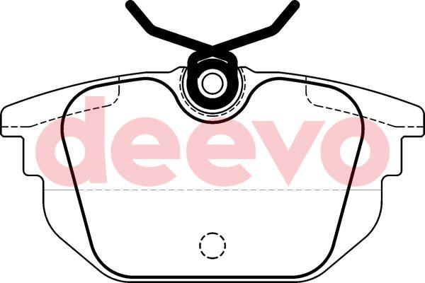 DEEVO BP52720 - Set placute frana,frana disc aaoparts.ro