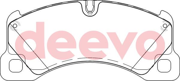 DEEVO BP57900 - Set placute frana,frana disc aaoparts.ro