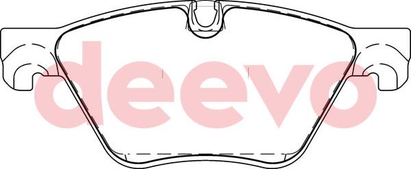 DEEVO BP57680 - Set placute frana,frana disc aaoparts.ro