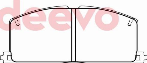 DEEVO BP69280 - Set placute frana,frana disc aaoparts.ro
